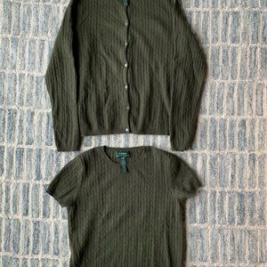 Ralph Lauren Cardigan Set